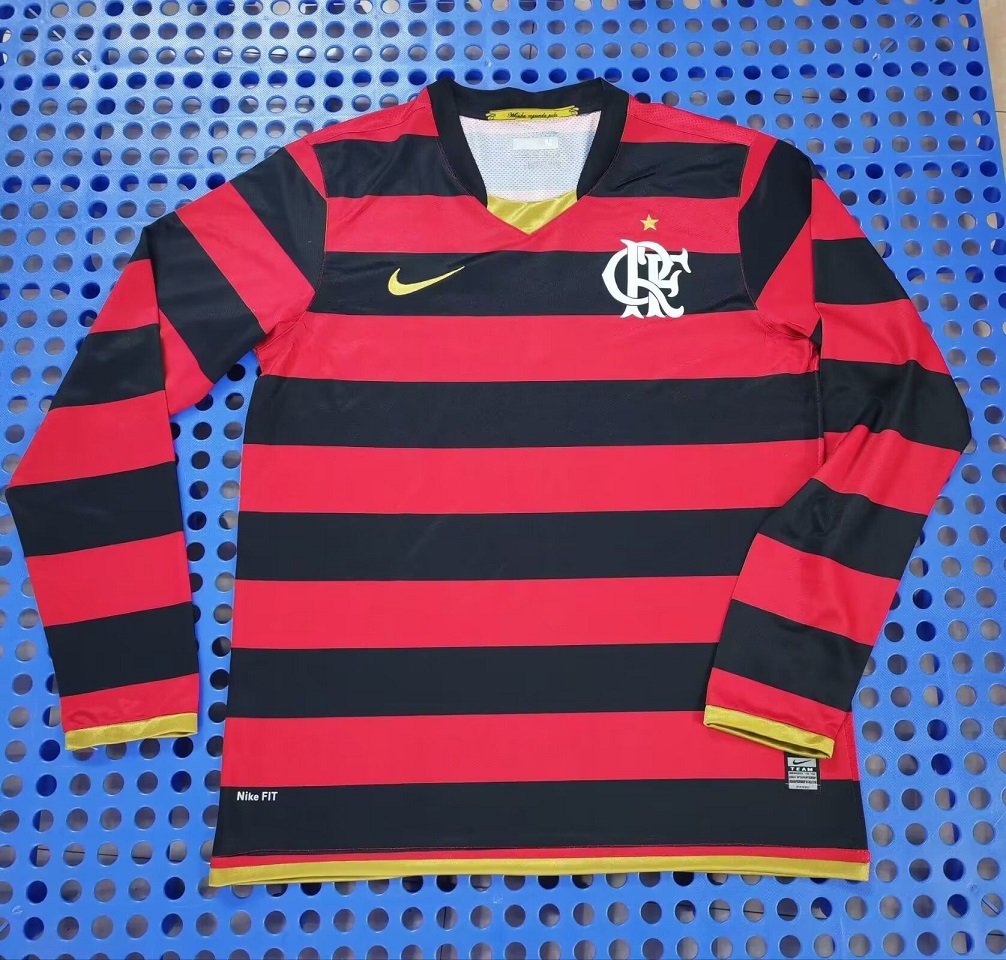 AAA Quality Flamengo 2008 Home Long Soccer Jersey